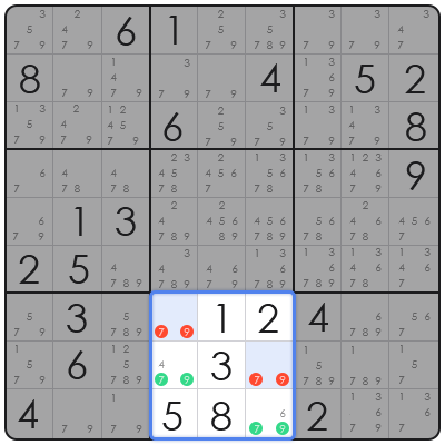 killer sudoku number combinations